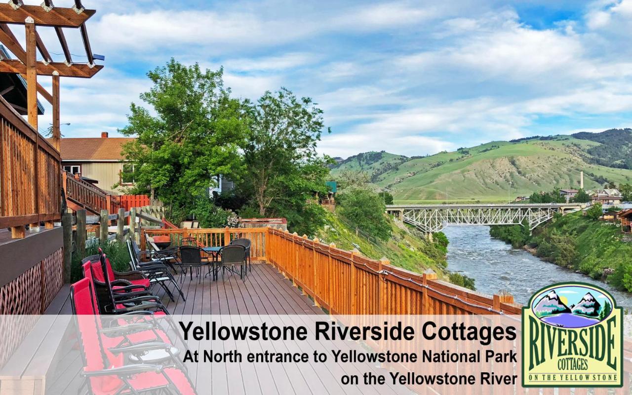 Yellowstone Riverside Cottages ガーディナー エクステリア 写真